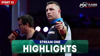 NINEDARTERS AND DRAMA Stream One Highlights  2024 Players Championship 23 [upl. by Anoo394]