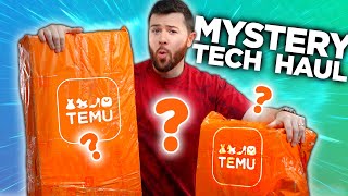 Mystery Temu Tech Haul Unboxing [upl. by Saticilef]