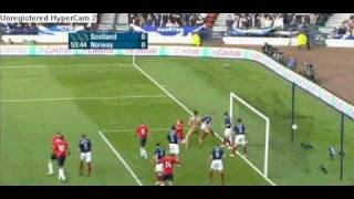 Scotland 00 Norway HIGHLIGHTS 111008 [upl. by Nahsab]