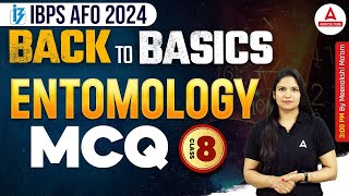 IBPS AFO 2024  Back to Basics Entomology MCQs Class 9  By Meenakshi Mam [upl. by Marx]