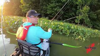 I have never been here before  Fishing a new lake fishing kayakbassfishing fish outdoors [upl. by Eseneg432]