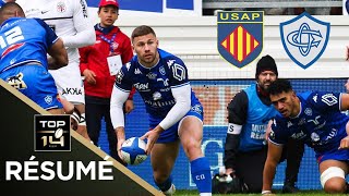 TOP 14  Résumé partie USA Perpignan v Castres Olympique J20  Saison 202324 [upl. by Nelie]