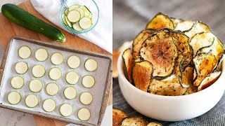 Crispy Oven Baked Zucchini Chips [upl. by Ajram251]