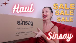 HAUL Sinsay REDUCERI  Articole la reduceri  TRY ON HAUL  Ce pastrez si ce returnez [upl. by Anauqaj662]