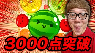 【スイカゲーム】ヒカキン、ついに3000点突破で超高スコア叩き出す【ヒカキンゲームズ】 [upl. by Lipps]