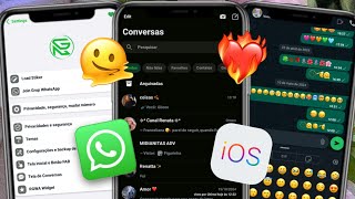 WHATSAPP RG IOS IGUAL IPHONE ATUALIZADO 2024 NOVA ATUALIZAÇÃO FUNCIONANDO NÚMERO DIRETO ✅ [upl. by Mikey]