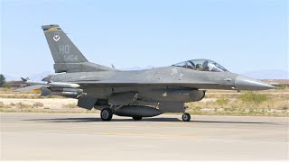 4K Holloman Airshow 2022 49th Wing Demo Feat F16s T38s amp MQ9 [upl. by Berlinda618]