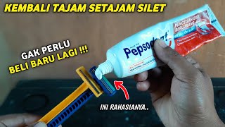 Ternyata Cuma Seperti ini PISAU CUKUR kembali jadi super TAJAM [upl. by Allissa]