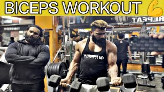 Biceps workout with yatenderdahiya [upl. by Pfaff]