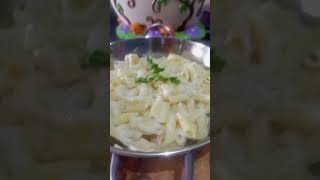 Creamy White sauce pasta recipe  Mk dastarkhwan [upl. by Vinita]