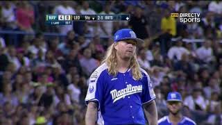 Navegantes del Magallanes vs Leones del Caracas 25102017 [upl. by Hokanson]