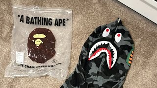 Bape hoodie REVIEW Free hoodie method review haul review bape bapesta method reseller [upl. by Schnurr]