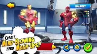 Mix amp Smash Marvel Super Hero Mashers Game Preview [upl. by Onilecram393]