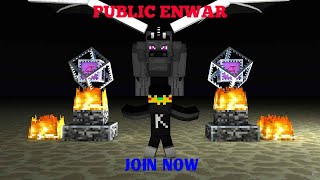 MInecraft Public Endwar With Subs Mcpe 😊😍🤯 [upl. by Eseilenna]