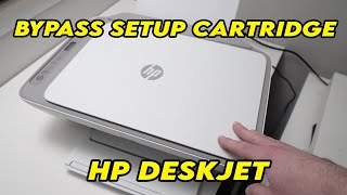 How to Bypass Setup Cartridge Message on HP Deskjet 2700 amp 2600 Series Printer [upl. by Villiers27]