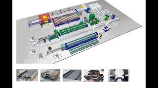 fance roll forming machine to produce fance with 1525mm [upl. by Tiler]