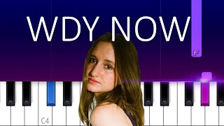 Sadie Jean  WYD Now Piano Tutorial [upl. by Essie]