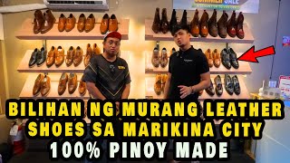 LEGIT GAWANG PINOY HANDMADE LEATHER SHOES SA MARIKINA CITY [upl. by Winthorpe]