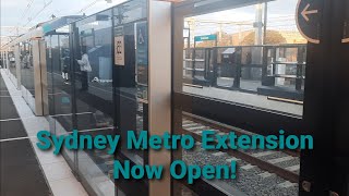 Sydney Metro from Chatswood to Sydenham Opening Day [upl. by Arly952]