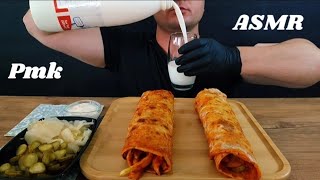 HATAY USULÜ TAVUK DÖNER DÜRÜM  ASMR  TÜRKÇE ASMR  TURKISH FOOD  EATING SOUNDS  NO TALKING ✔️ [upl. by Carlo213]