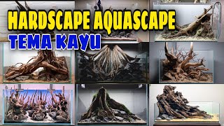 12  HARDSCAPE AQUASCAPE KAYU part 2 [upl. by Aikemahs]