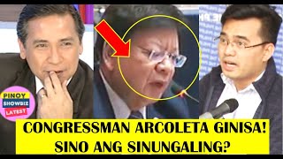 DALAWANG ABSCBN REPORTS GINISA SI REP RODANTE MARCOLETA MATAPOS ANG PAGREREKLAMO NITO SA KONGRESO [upl. by Garold24]