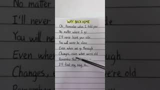 SHAUN feat Conor Maynard  Way Back Home Lyrics Music 2021 [upl. by Madeline]