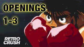 Hajime no Ippo The Fighting  Openings 13 [upl. by Leitnahs373]