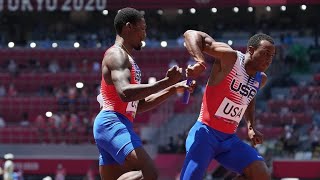 US DOMINATES Mens 4x400 Relay FINAL  Tokyo 2024 Highlights [upl. by Cuhp]