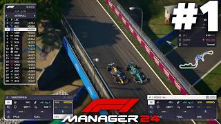 F1 Manager 24 Gameplay Walkthrough Part 1  BEING THAT 11TH TEAM Create a Team Career [upl. by Concettina]