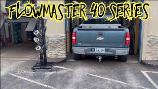 Chevy Silverado DUAL EXHAUST w FLOWMASTER 40 Series [upl. by Georgy651]