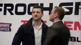 CARL FROCH v GEORGE GROVES 2  THE REMATCH  HEAD TO HEAD  FIRST PRESS CONFERENCE [upl. by Nwahsir]