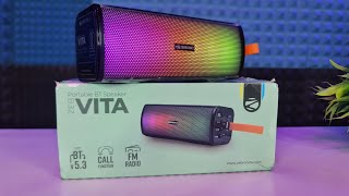 Zebronics Zeb Vita With RGB Bluetooth Speaker  UNBOXING REVIEW SOUND TEST  10w  Only 999rs [upl. by Malliw]