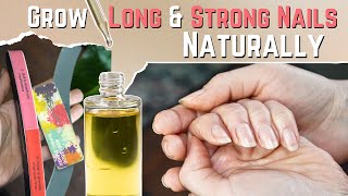 Ultimate Nail Care Routine for Strong Healthy Nails – No Polish Needed 💅✨ [upl. by Nosreme250]