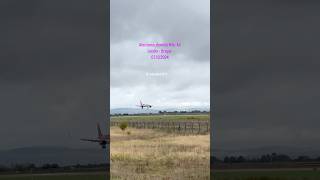 Airbus A321 NEO landing at Brasov Airport airplane airbus pilot travel [upl. by Brownley]