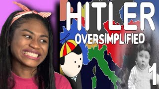 Hitler  OverSimplified Part 1  Reaction [upl. by Erastatus]