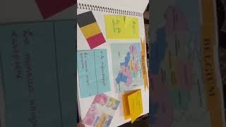 french project  school project grade 4 scrap booklanguage [upl. by Aihsined]