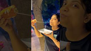 Corn 🌽 Dog Review trending food viralvideo streetfood foodie corndog review exploremore [upl. by Iain]