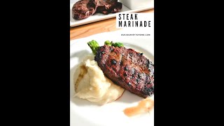 Tenderizing Steak Marinade [upl. by Claudetta321]