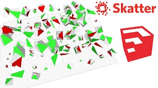 How to Use Skatter Plugin in SketchUp  Part 5 [upl. by Dempster736]