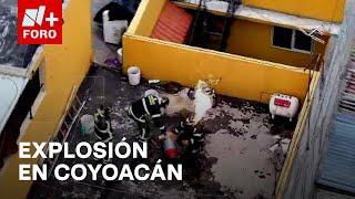 Fuga de gas causa explosión en una vivienda en Coyoacán  Las Noticias [upl. by Hyacinthie]