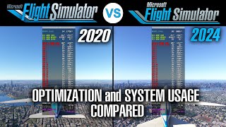 Flight Simulator 2024 vs 2020  Performance Compare  ULTRA 4K  RTX 4090 [upl. by Doty734]