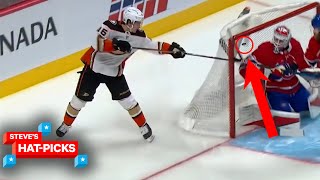 NHL Plays Of The Week Trevor Zegras Does It MichAGAIN  Steves HatPicks [upl. by Lemieux576]