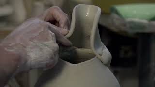 An Unconventional Way to Make a Handmade Pitcher Spout  JOSH DEWEESE [upl. by Enileuqkcaj755]