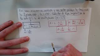 Calcular el TIPO IMPOSITIVO de la RENTA  Macroeconomia [upl. by Korwun]