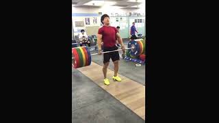 역도식 클린 데드리프트 Toshiki Yamamoto dead lift 230×5 [upl. by Borroff]