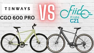 Tenways CGO 600 Pro VS Fiido C21  Günstige EBikes im Vergleich [upl. by Niwdog]