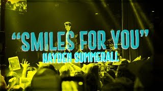 HAYDEN SUMMERALL  SMILES FOR YOU  OFFICIAL LYRIC VIDEO [upl. by Marie667]