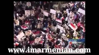 Syrian Armenians support President Bashar AlAssad [upl. by Eetak]