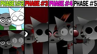 Reactions Phases In Incredibox Sprunki Sinner Edition Phase 1 VS Phase 2 VS Phase 3 VS Phases 45 [upl. by Intosh]